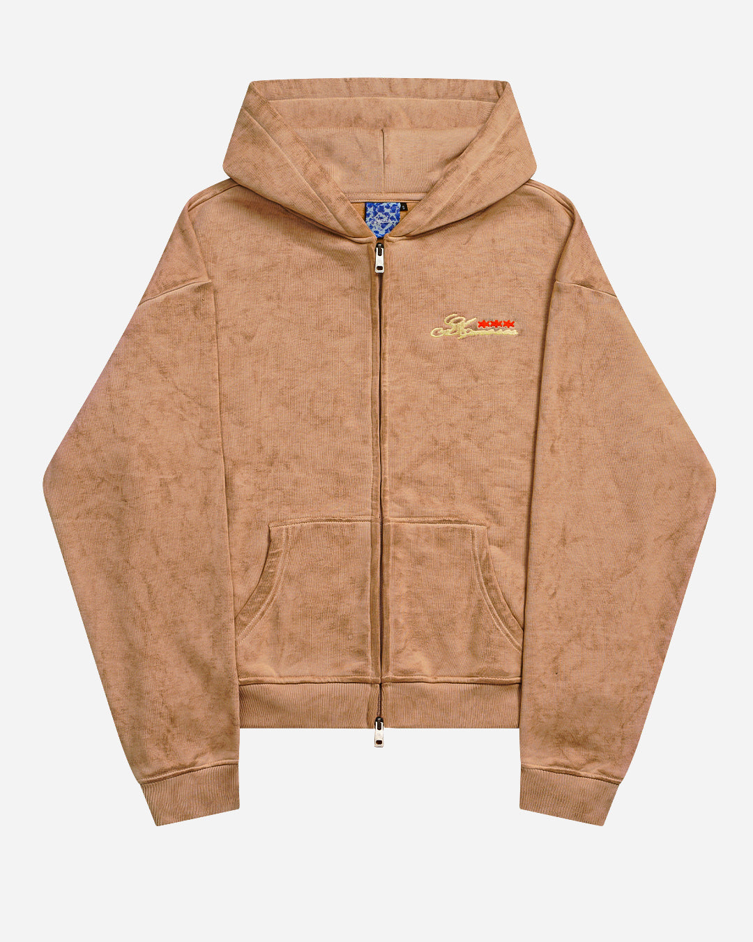 HAZELNUT ZIP-HOODIE