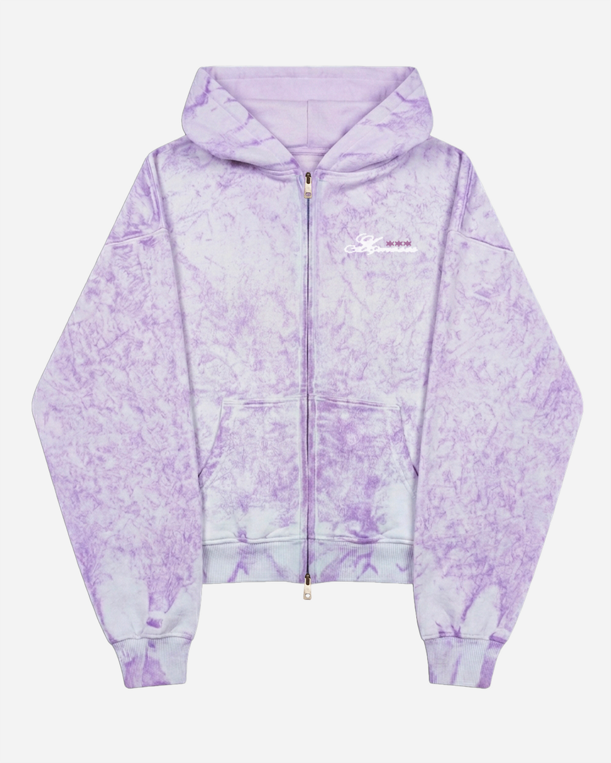 LAVENDER ZIP-HOODIE
