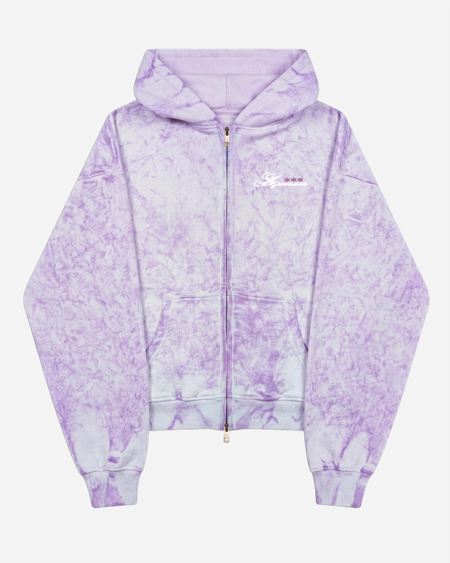 LAVENDER ZIP-HOODIE