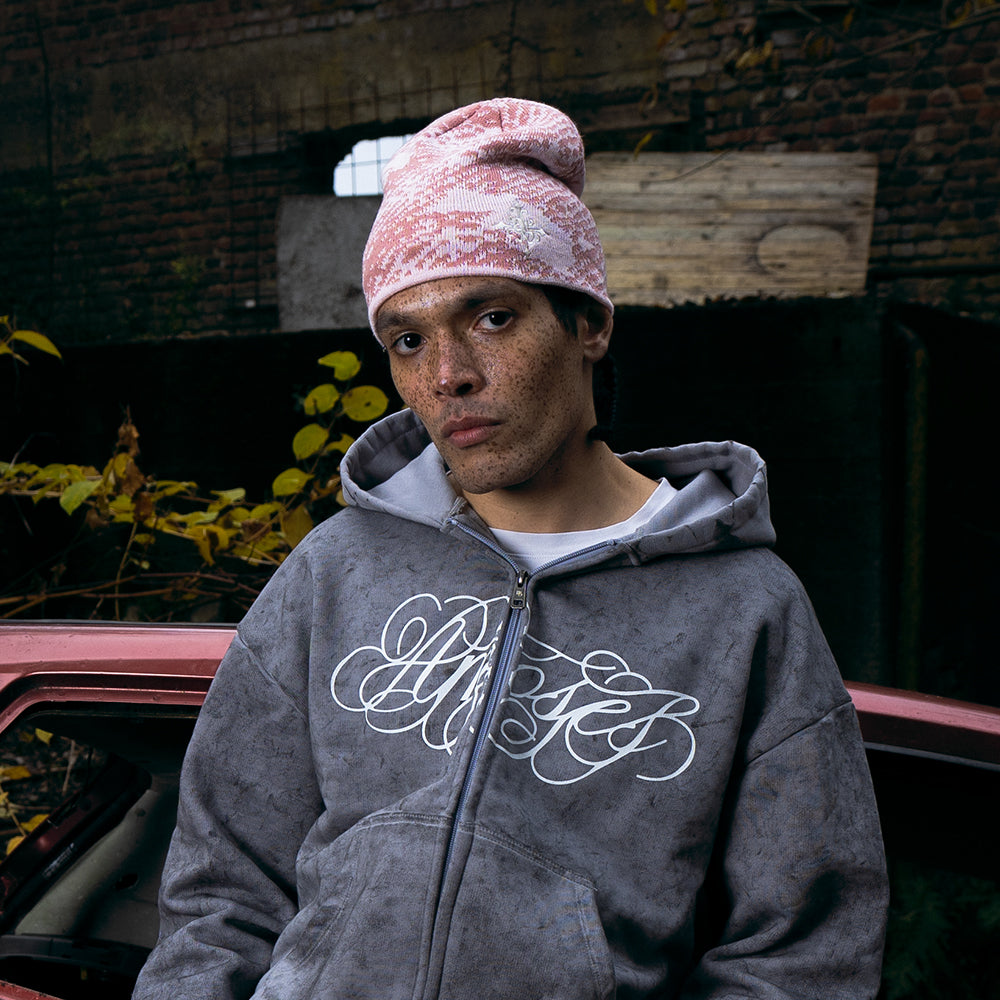 PINK PYHTON BEANIE