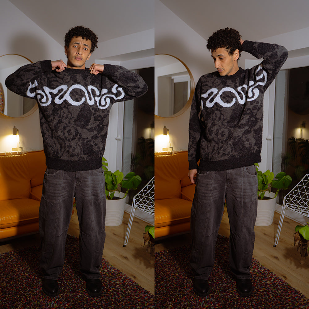 OBSIDIAN FLUFF KNIT