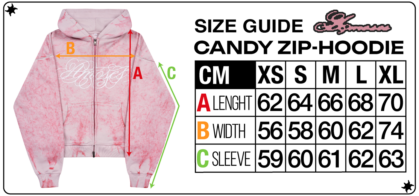 CANDY ZIP-HOODIE