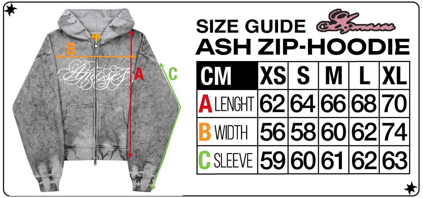 ASHES ZIP-HOODIE