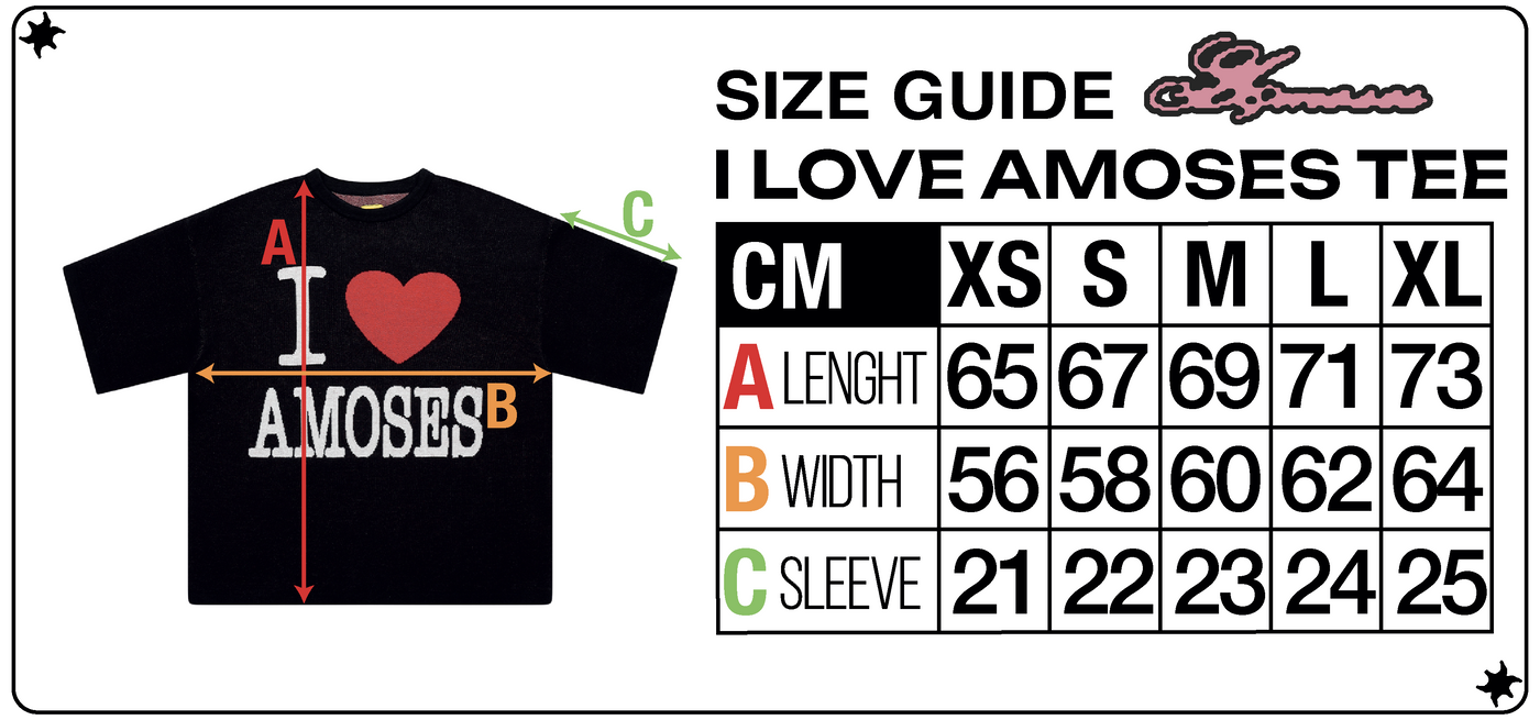 I LOVE AMOSES TEE