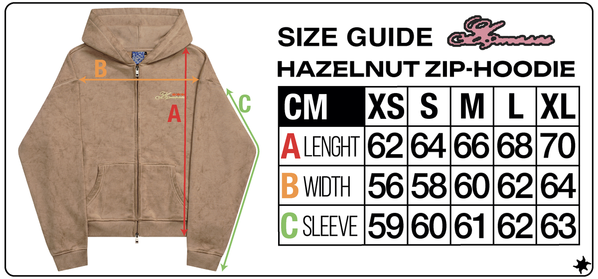 HAZELNUT ZIP-HOODIE