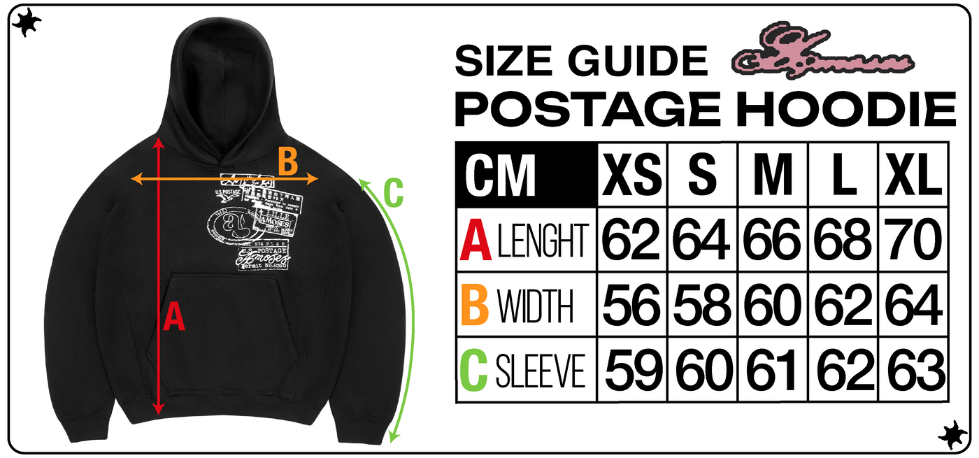 POSTAGE HOODIE
