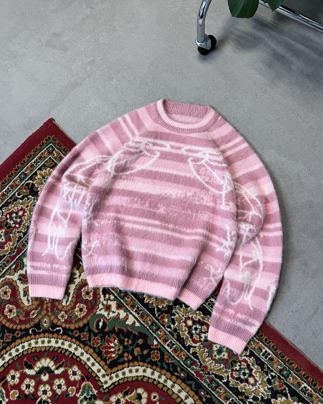 BUBBLEGUM STRIPES KNIT
