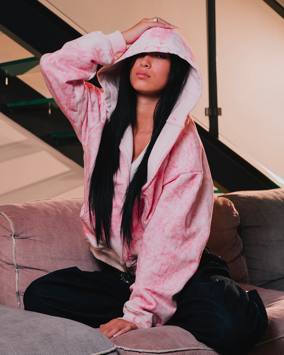 CHERRY ZIP-HOODIE