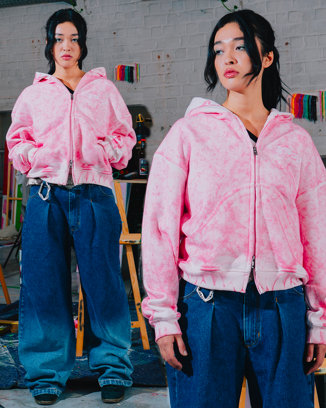 CHERRY ZIP-HOODIE