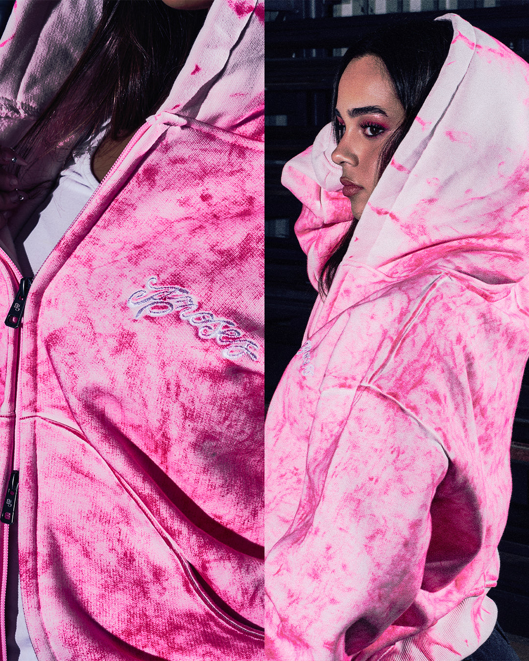 CHERRY ZIP-HOODIE
